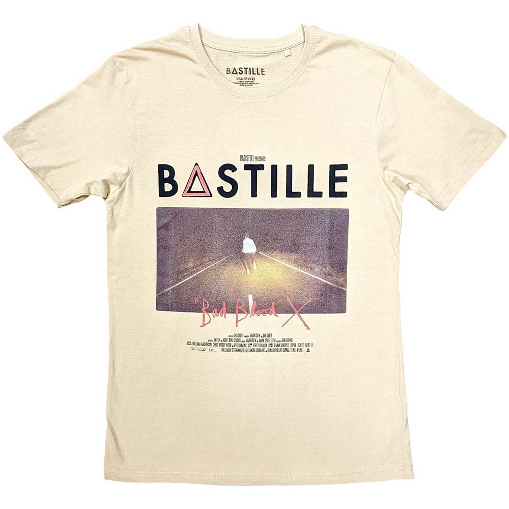 Bastille - Bad Blood Heren Tshirt - Creme